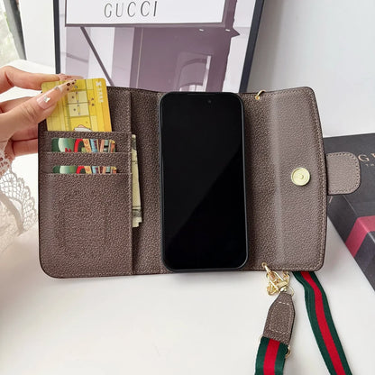 GG Classic Monogram Chain Bag Case for iPhone 12-18