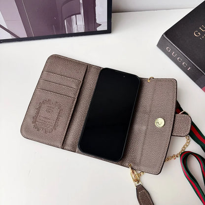 GG Classic Monogram Chain Bag Case for iPhone 12-18